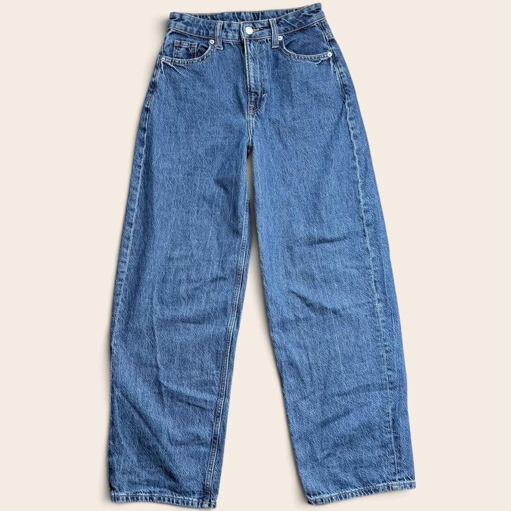 Urban Outfitters Baggy Jeans Size 2 Y2K Wide Leg Distressed Denim Size 2